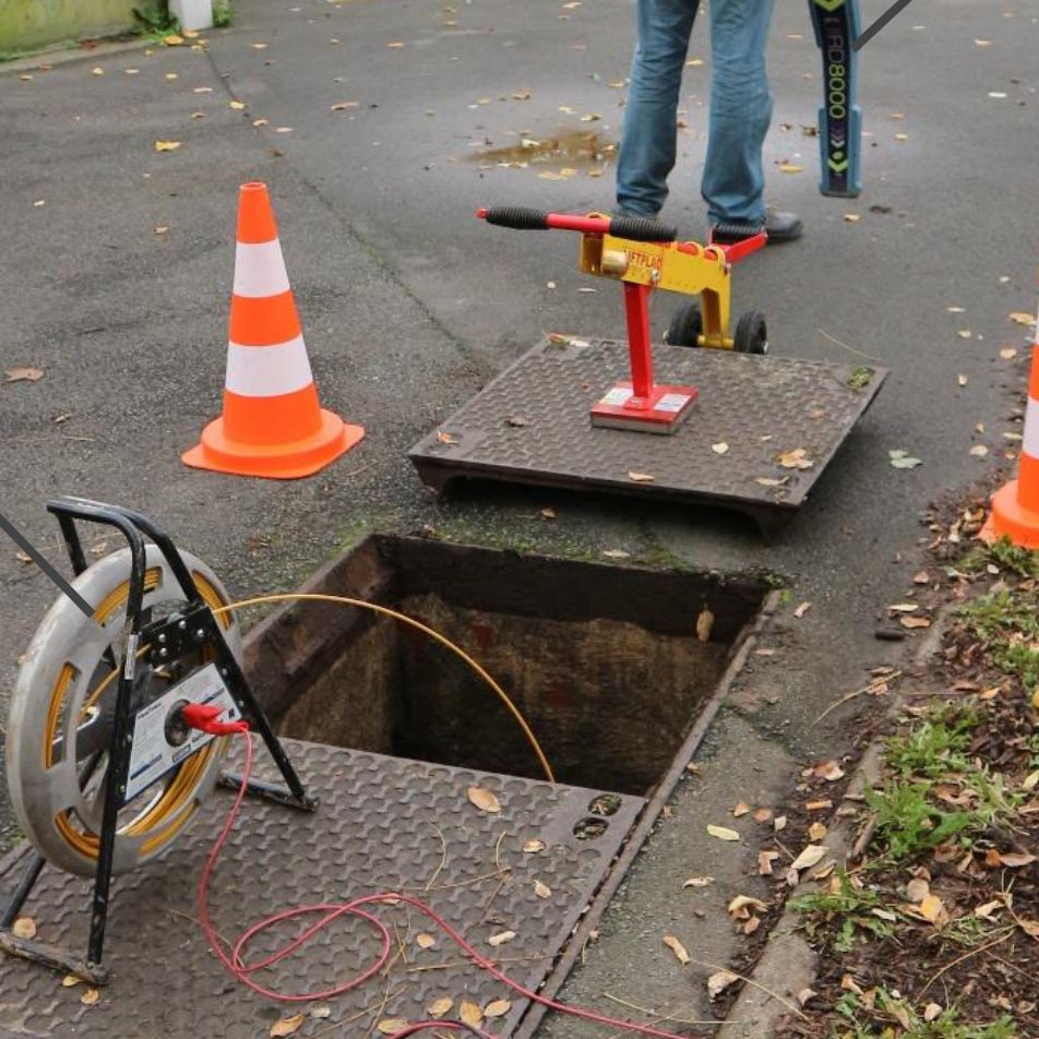 détection électromagnétique avec sonde